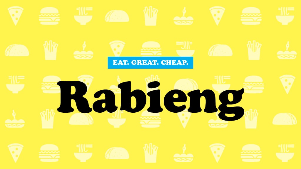 Cheap Eats 2017: Rabieng