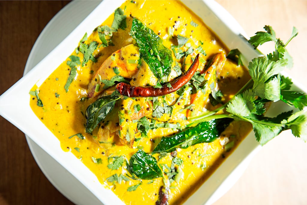 Cheap Restaurants Silver Spring: Shrimp moilee at Jewel of India. Photograph by Scott Suchman.