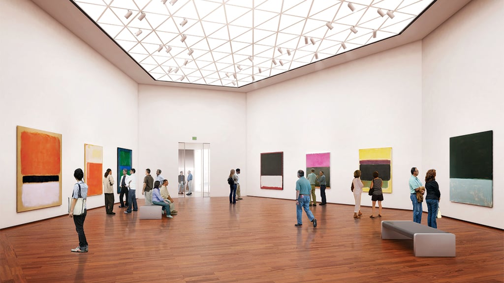 The East Wing of the National Gallery of Art houses the museum's contemporary collection. Photograph courtesy of the National Gallery of Art.