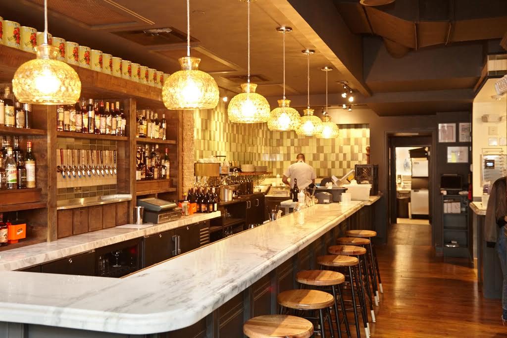 Co-owner and sommelier Sebastian Zutant sources a list of Italian and American wines (or you could opt for a tasty Negroni).
