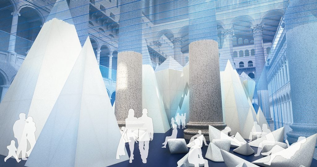 2016_July_icebergs - Washingtonian One of the exhibits you don't want to miss: the National Building Museum's ICEBERGS. (July 2016/Chesapeake Bay)