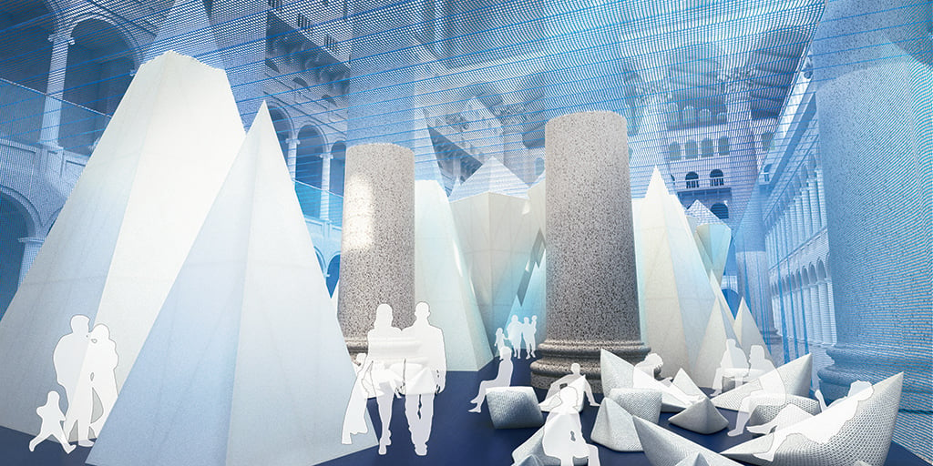 One of the exhibits you don't want to miss: the National Building Museum's ICEBERGS.