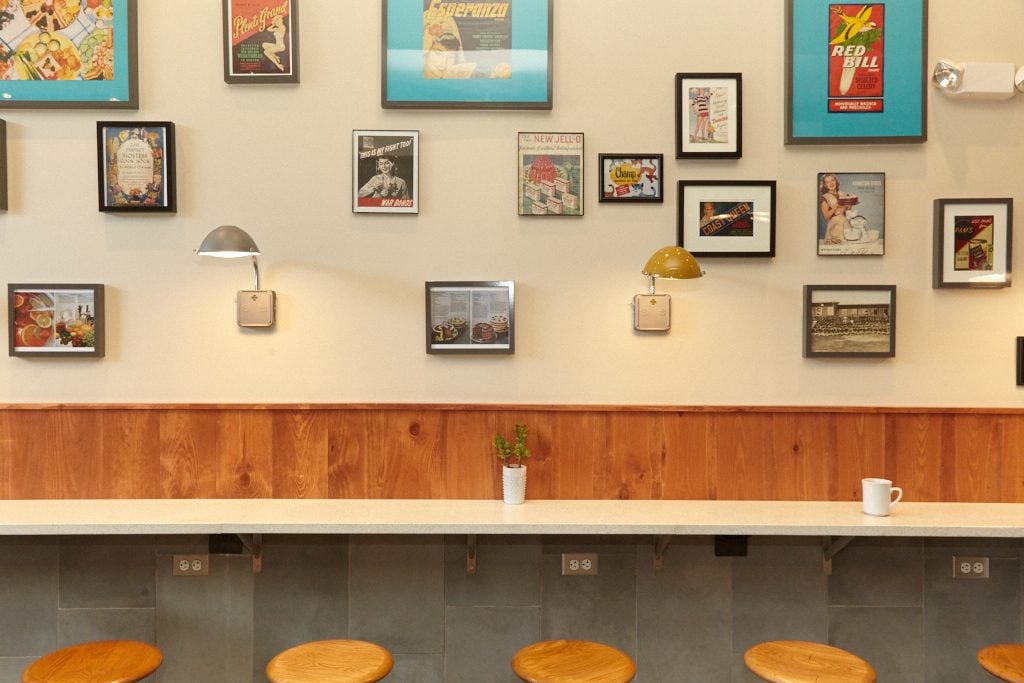 The eatery is open breakfast through dinner, with later bar hours for the weekend crowd. 