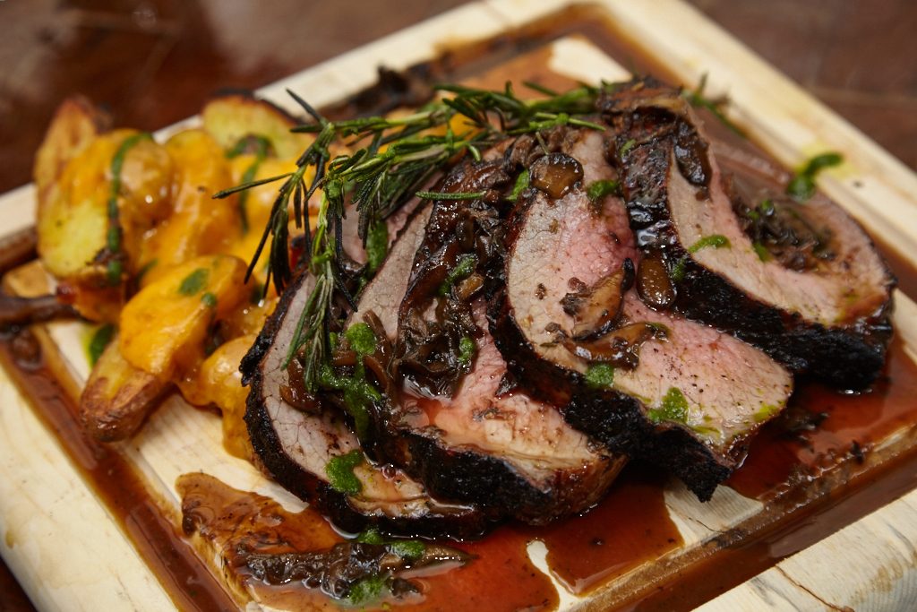 IMG_2210 - Washingtonian Entrees like dry-aged local short ribs can be ordered a la carte, or as part of a family meal for two-to-four with a salad and sides.