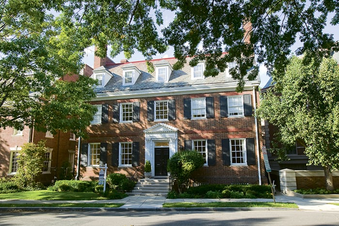 Paul and Rose Carter's Kalorama home. Photograph by Homevisit.