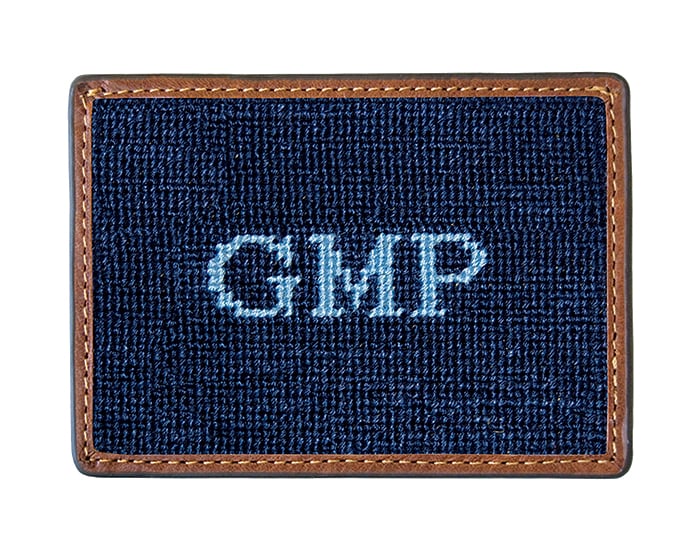 Monogrammed card wallet,  at Smathers & Branson