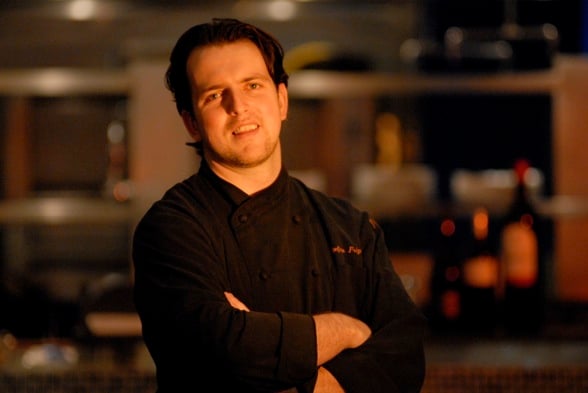 Chef Stefano Frigerio co-hosts Shadowlawn, an atmospheric dinner in a barn. 