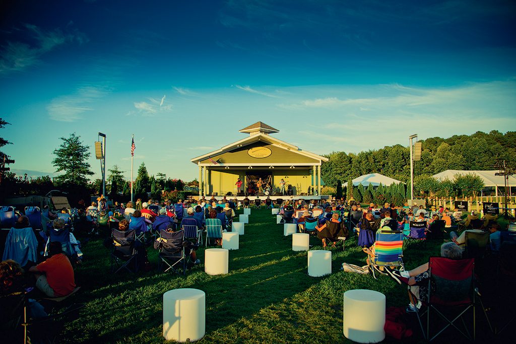 See Yo-Yo Ma or the Beach Boys at the Freeman Stage. Photograph courtesy of Joshua M. Freeman Foundation.