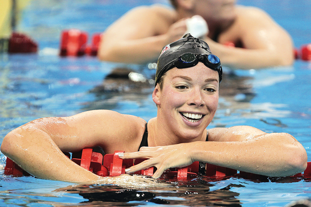 Kate Ziegler, who grew up in Great Falls, is competing for her third time in the Summer Olympics. Photograph of Ziegler by Adam Pretty/Getty Images .