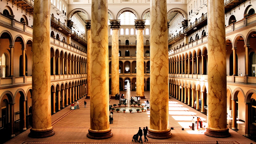 National Building Museum; Photograph by Flickr user Phil Roeder.