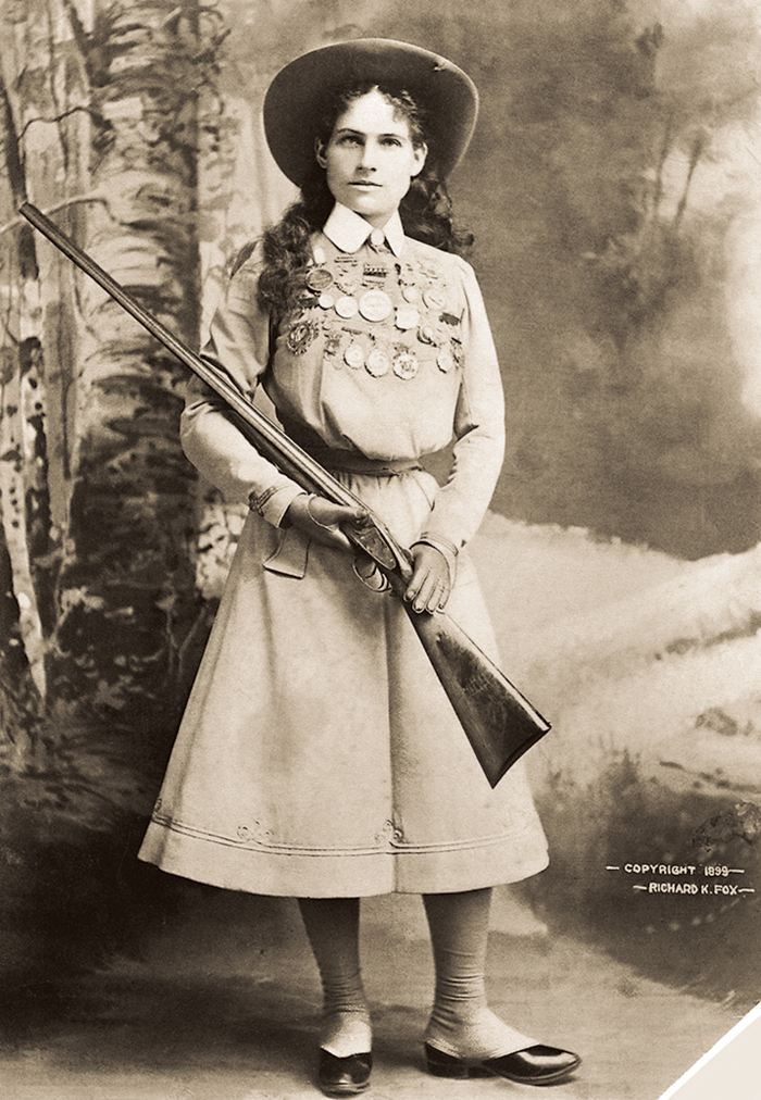 shore-lore-annie-oakley - Washingtonian Photograph by Bettmann Archive/Getty Images.