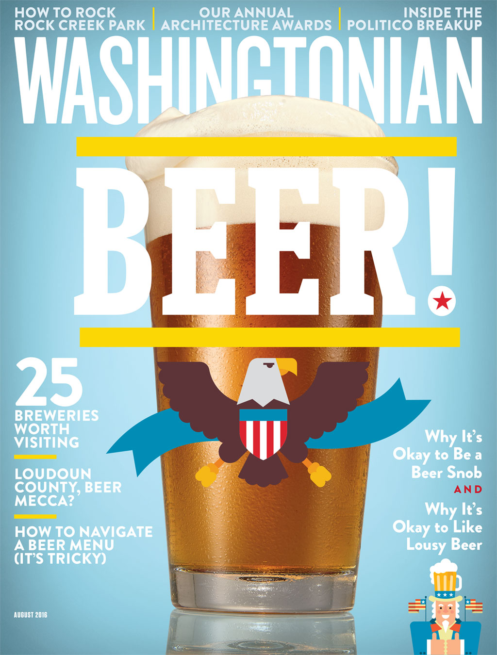 DC Beer. Photograph by Jeff Elkins. Illustrations by Mikey Burton.