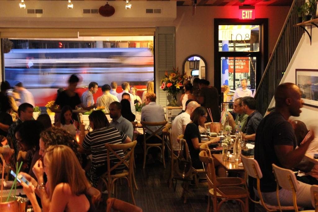 801 Restaurant and Bar opens in Shaw with an outdoor roof deck, bistro, and giant Moscow mules. Photograph via Facebook