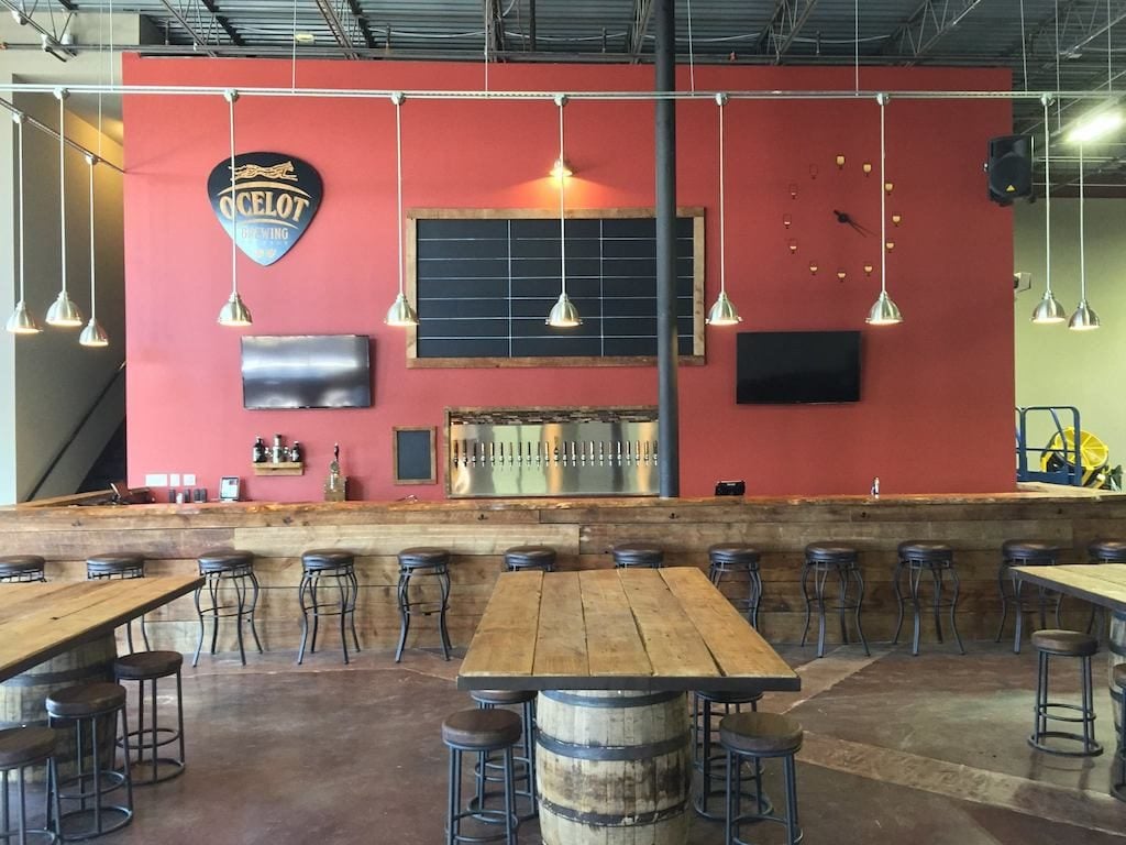 OcelotBrew - Washingtonian Settle in for a cold one at Ocelot Brewing Company's tasting room. Photograph via Ocelot Facebook