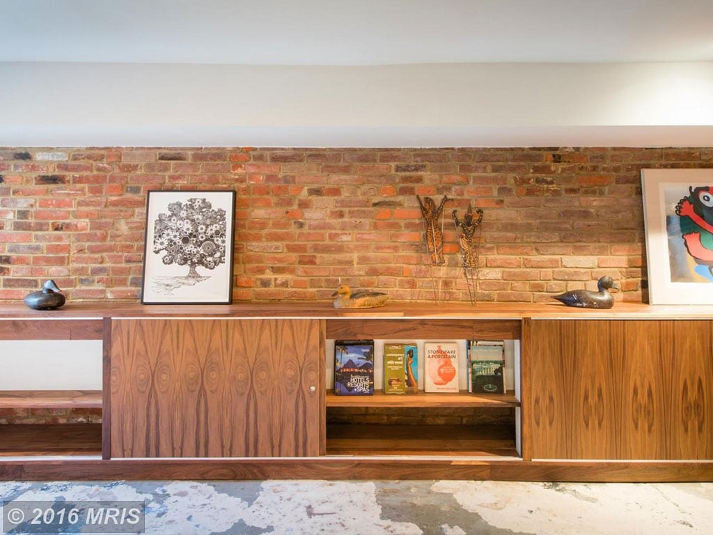 basement alexandria row house