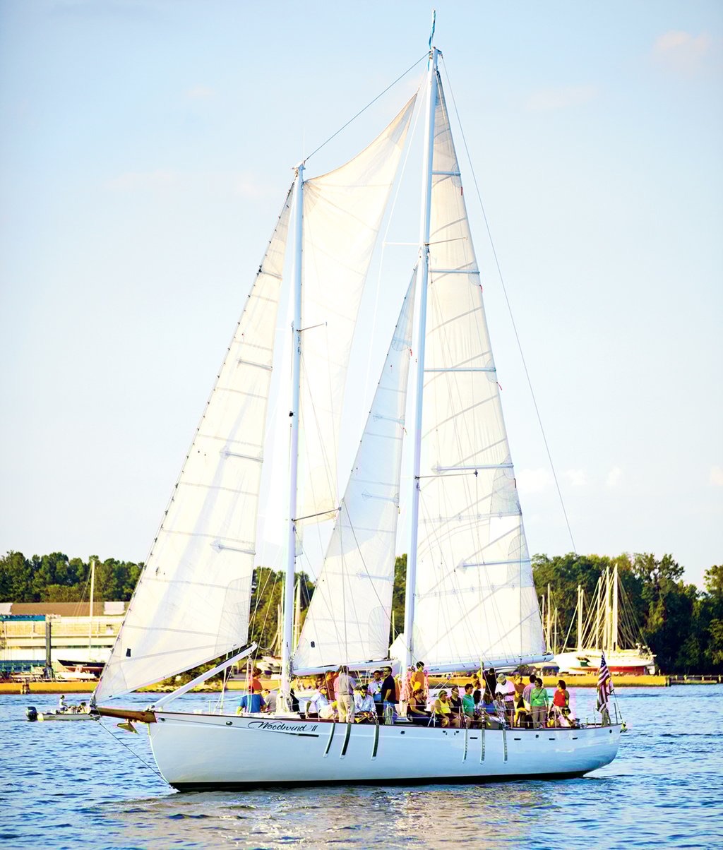 chesapeake-bay-sailing-schooner-woodwind - Washingtonian Chesapeake Bay getaway idea: Schooner Woodwind photograph by Scott Suchman