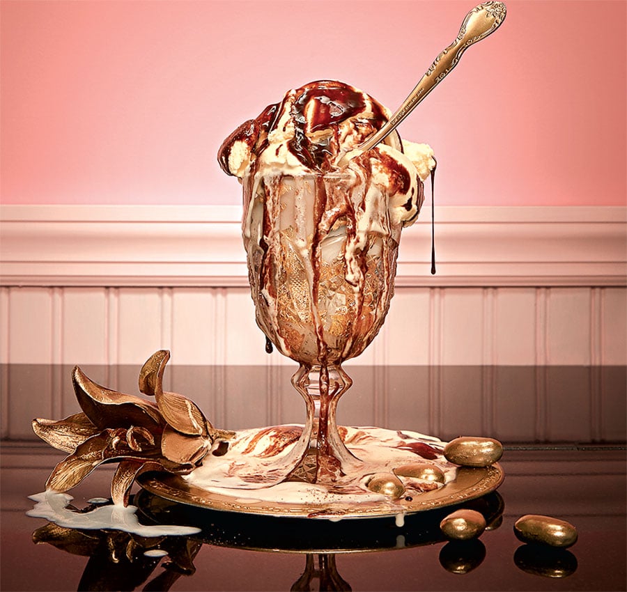 Serendipity was known for its elaborate ice cream sundaes. Photograph by Jeff Elkins.