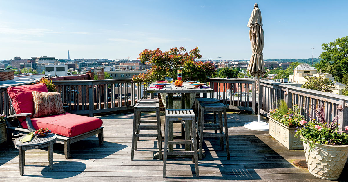 Roof Deck Inspiration: Monumental Views From Kalorama ... Roof Deck Inspiration: Monumental Views From Kalorama ... on Deck Inspiration
id=46245