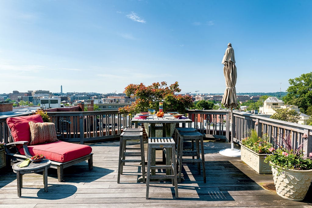 Roof Deck Inspiration: Monumental Views From Kalorama