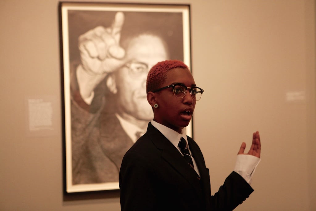 Kyla-Mechelle Petty as Malcolm X