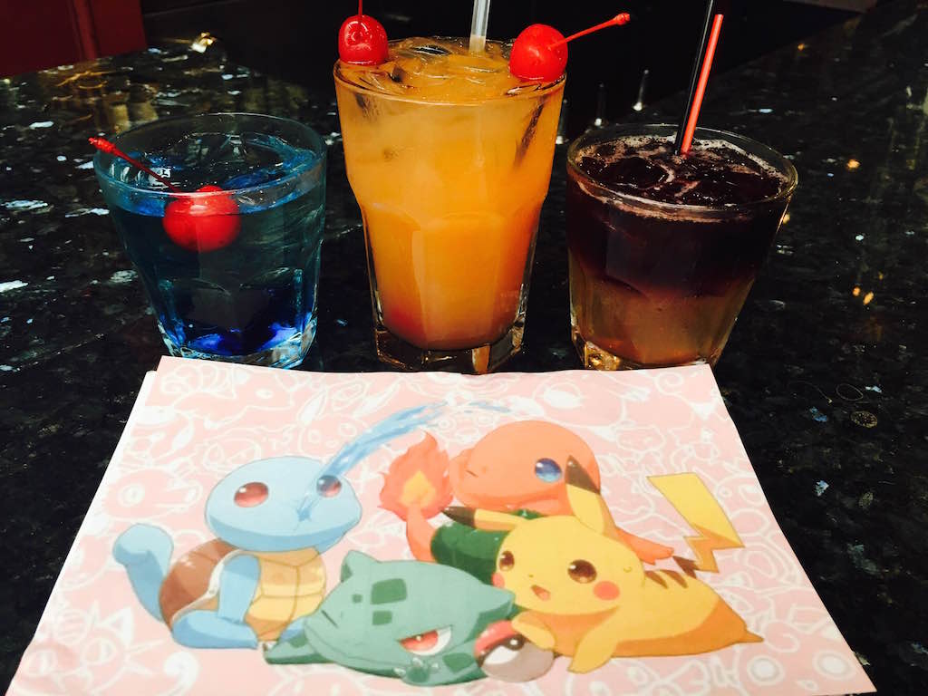 Pokémon-inspired cocktails at John Strongbow's.