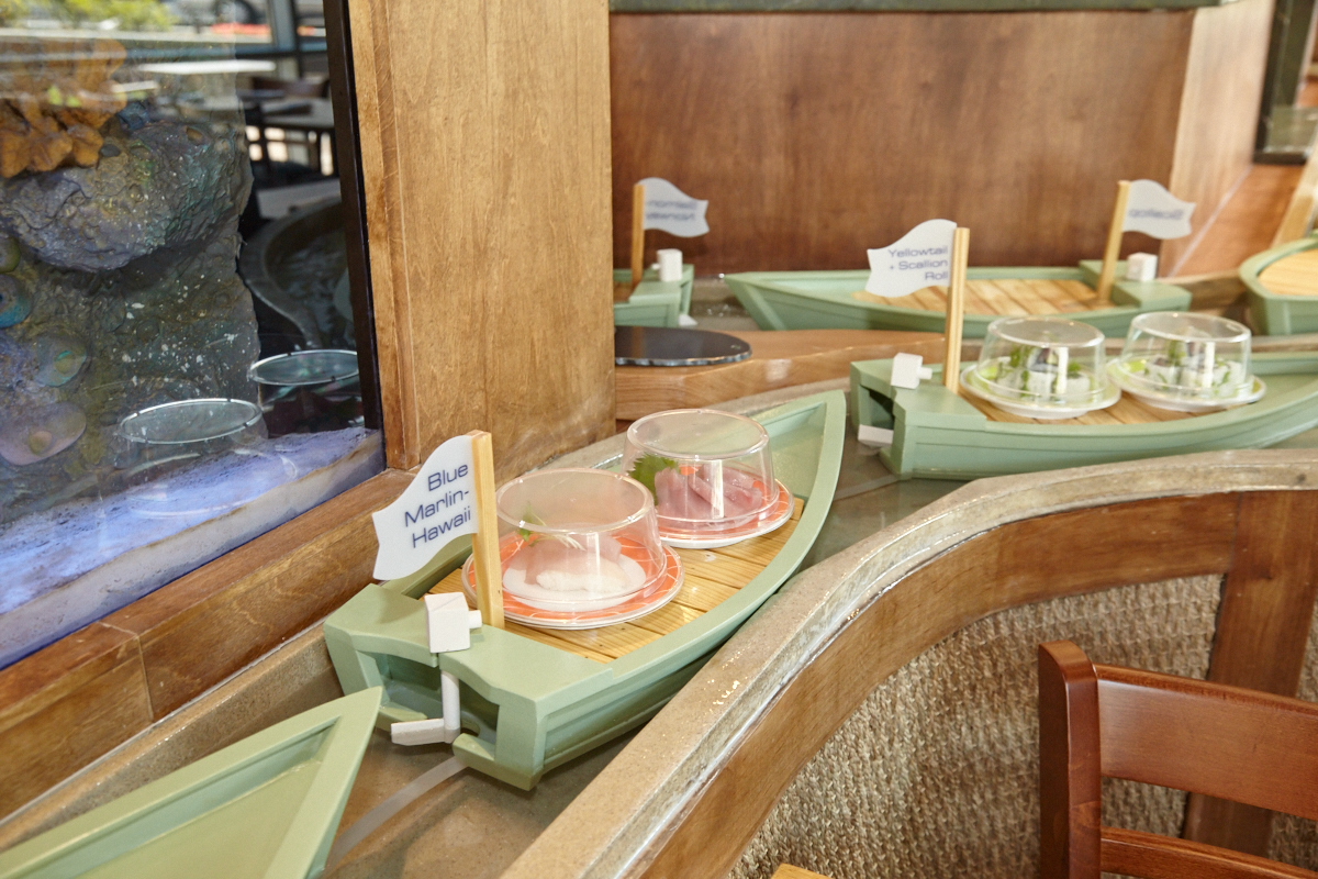 Your Sushi Arrives via Little Floating Boats at This New Sterling