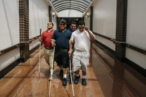 Meet an Amazing Blind Man Raising Blind Triplets