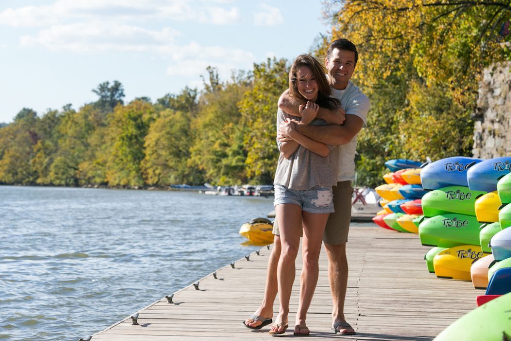 This Paddleboarding Engagement Session is Summer Goals Washingtonian