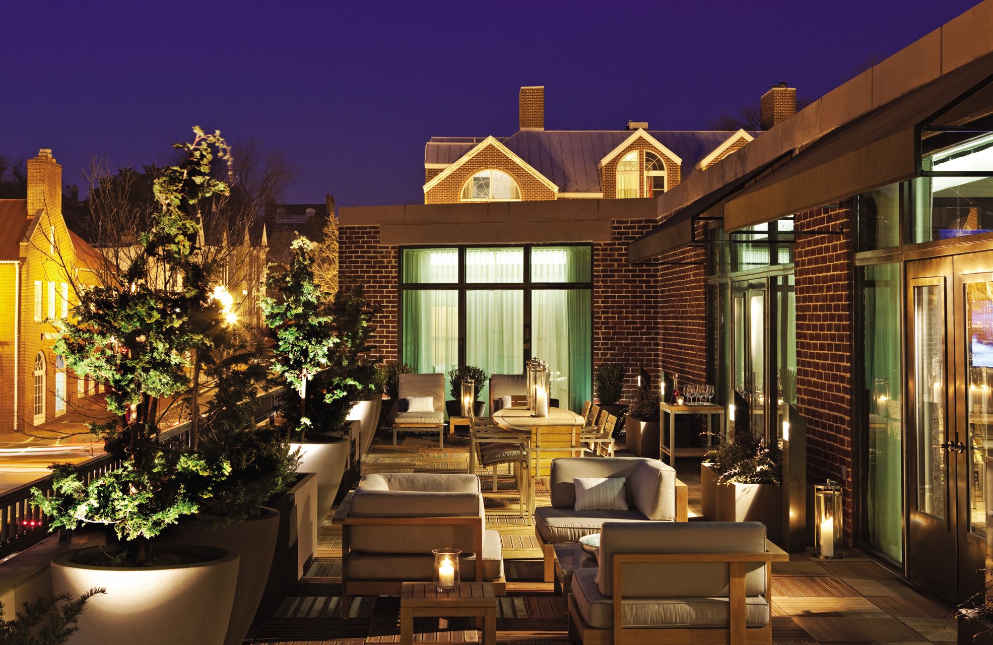 FPO_WAS_146 - Washingtonian The private terrace of the Four Seasons' Suite; photo courtesy of The Four Seasons.
