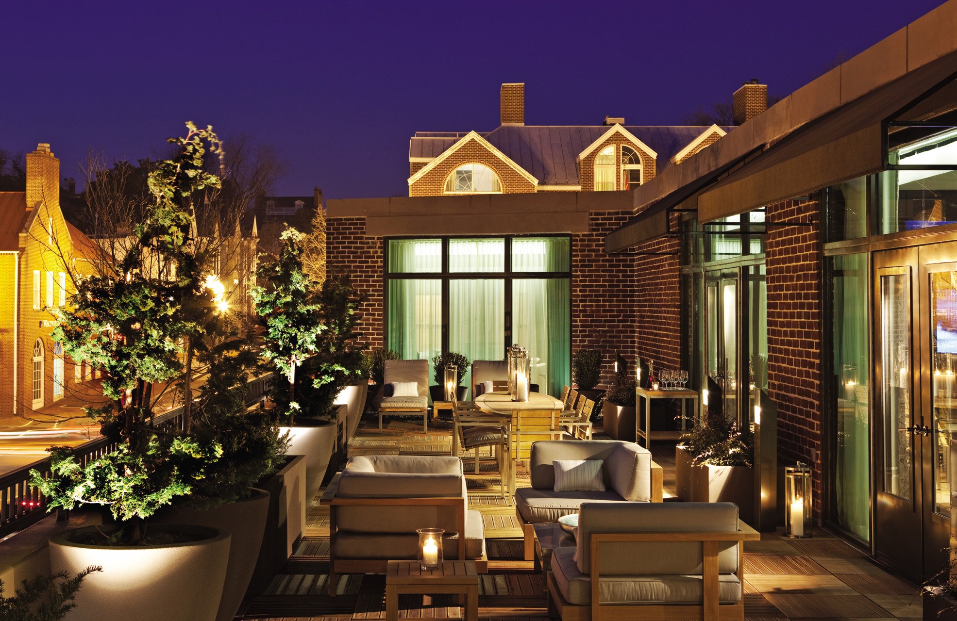 The private terrace of the Four Seasons' Suite; photo courtesy of The Four Seasons.