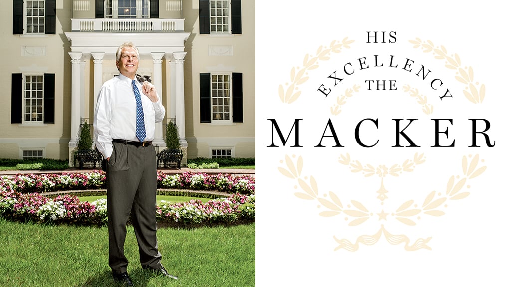 Terry McAuliffe outside the Virginia governor's mansion in Richmond on July 18, 2016. Photograph by John Loomis.