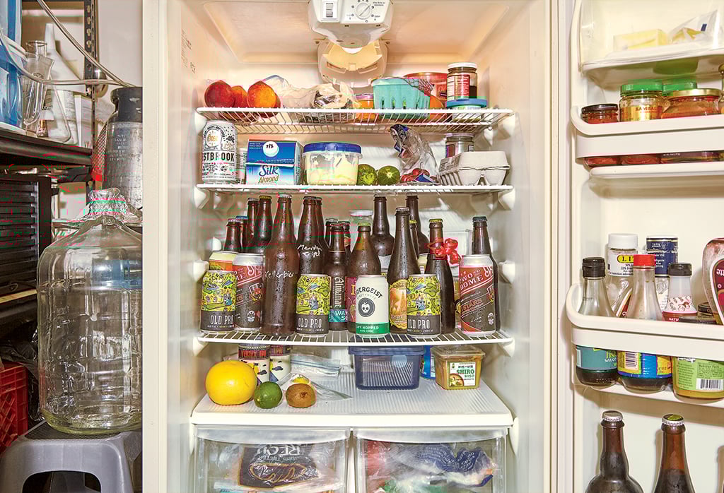 dc-beer-nerd-fridges_erich-streckfuss - Washingtonian DC beer nerds. Photograph by Jeff Elkins.