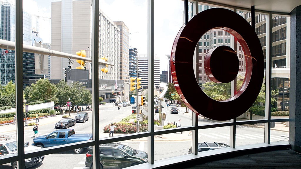 Rosslyn's compact, mini Target is part of an effort to cater to the carless. Photograph by Evy Mages.