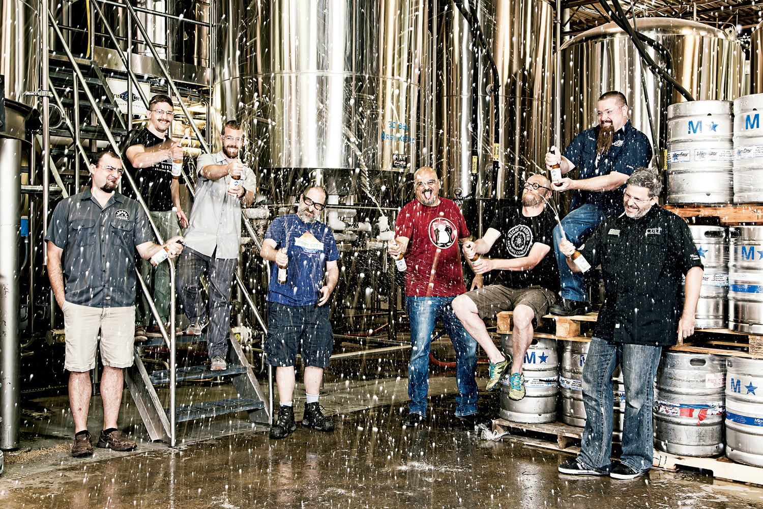 Washington brewers. Photograph by Scott Suchman. (August 2016/Beer)