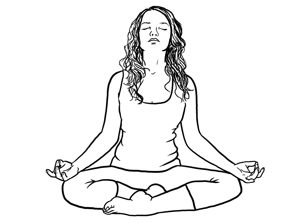 yoga-illo - Washingtonian Illustration by Claire McCracken.