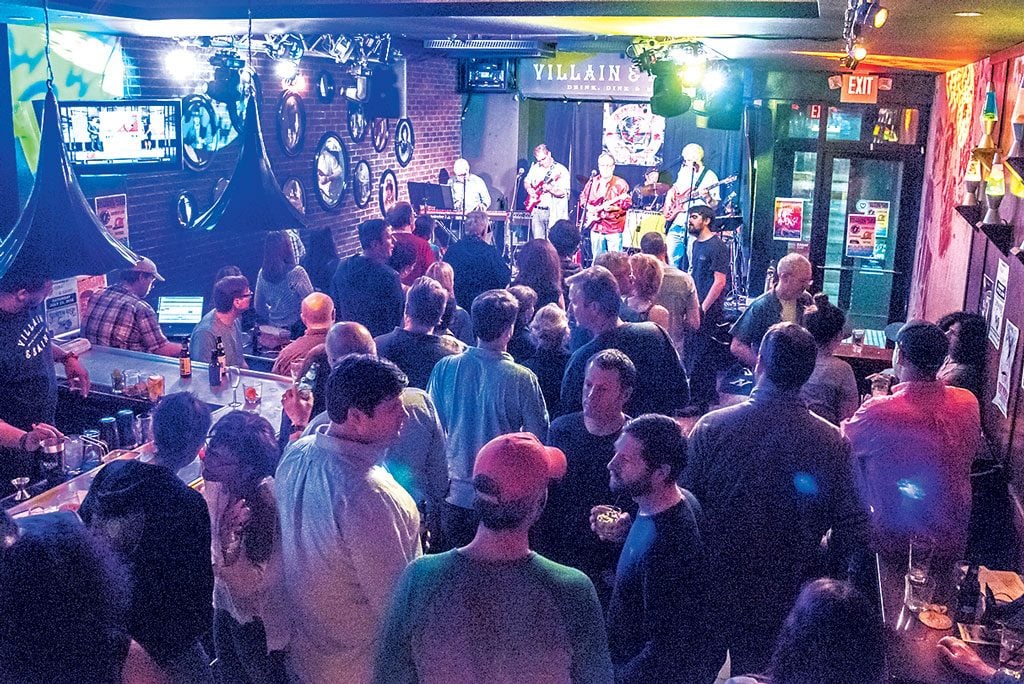 Rock bands play Villain & Saint almost nightly.