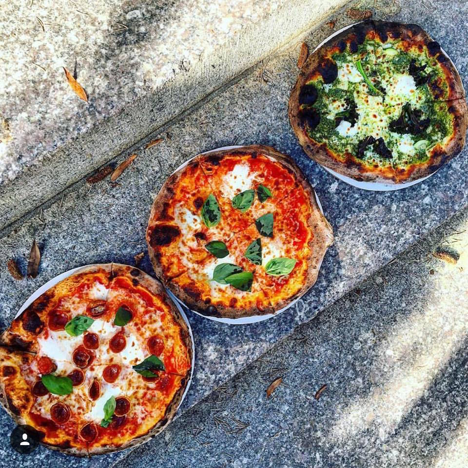 Timber Pizza at All Things Go Fall Classic - Washingtonian Yummy personal pizzas by Timber Pizza. Photo courtesy of Dannia Hakki.