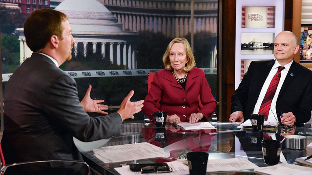 Fournier, with Chuck Todd and Doris Kearns Goodwin on Meet the Press.