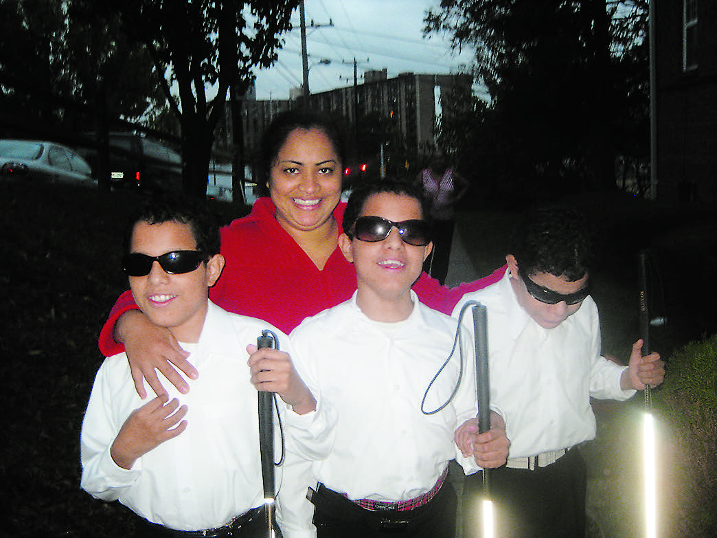 CREDIT: Mary Filicetti - Washingtonian While she worked two jobs, the triplets’ mom, Ceila Gracia, got help from volunteers. Photo by Mary Filicetti.