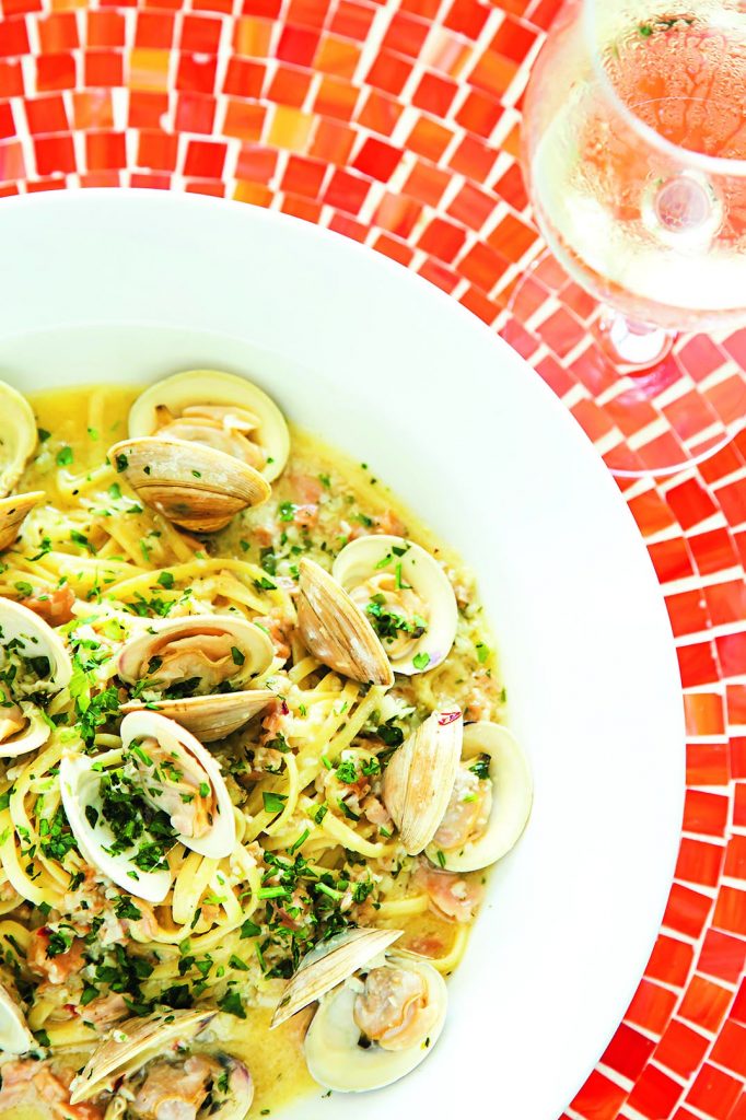 linguine with clams and garlic at Sal’s Italian Kitchen