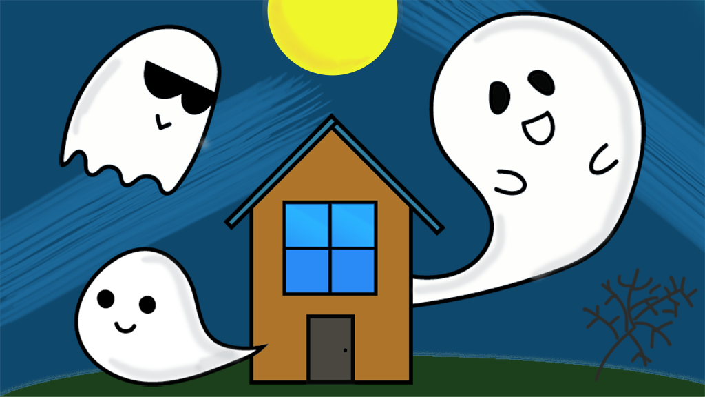 ghost-house feature - Washingtonian Illustration by Manyun Zou.