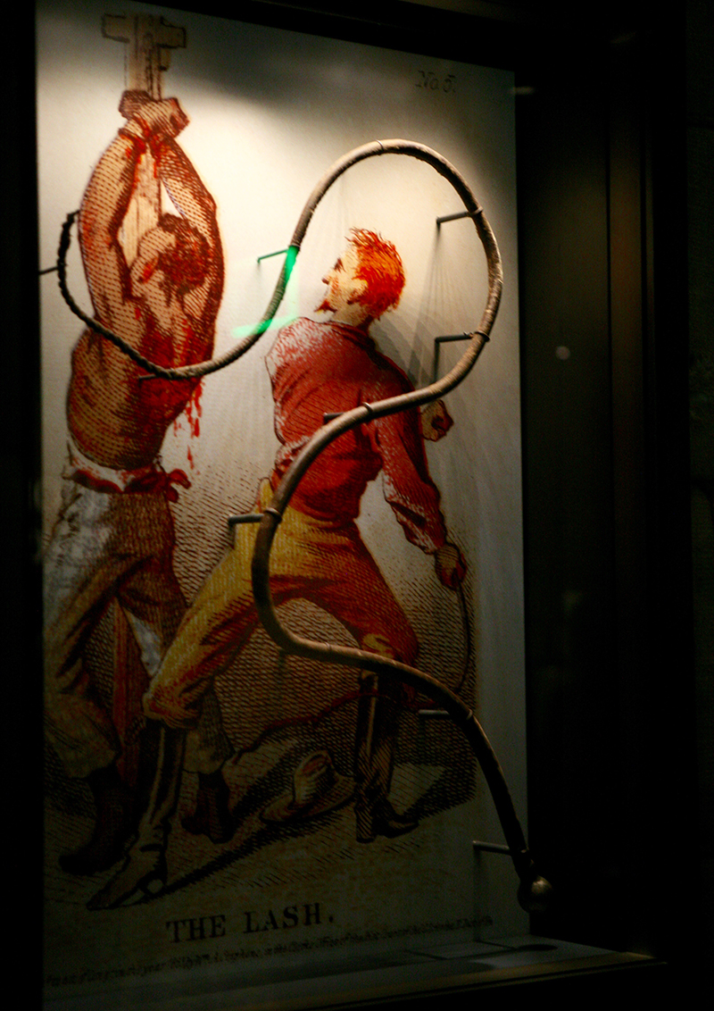slave-owner-whip - Washingtonian exhibit specialist african american history museum