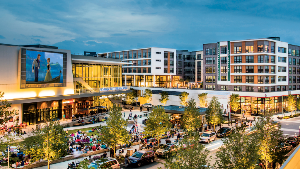 Bright Lights, Insta-city: Fairfax’s vibrant Mosaic district. Photograph courtesy of DavidMadisonPhotography.com.