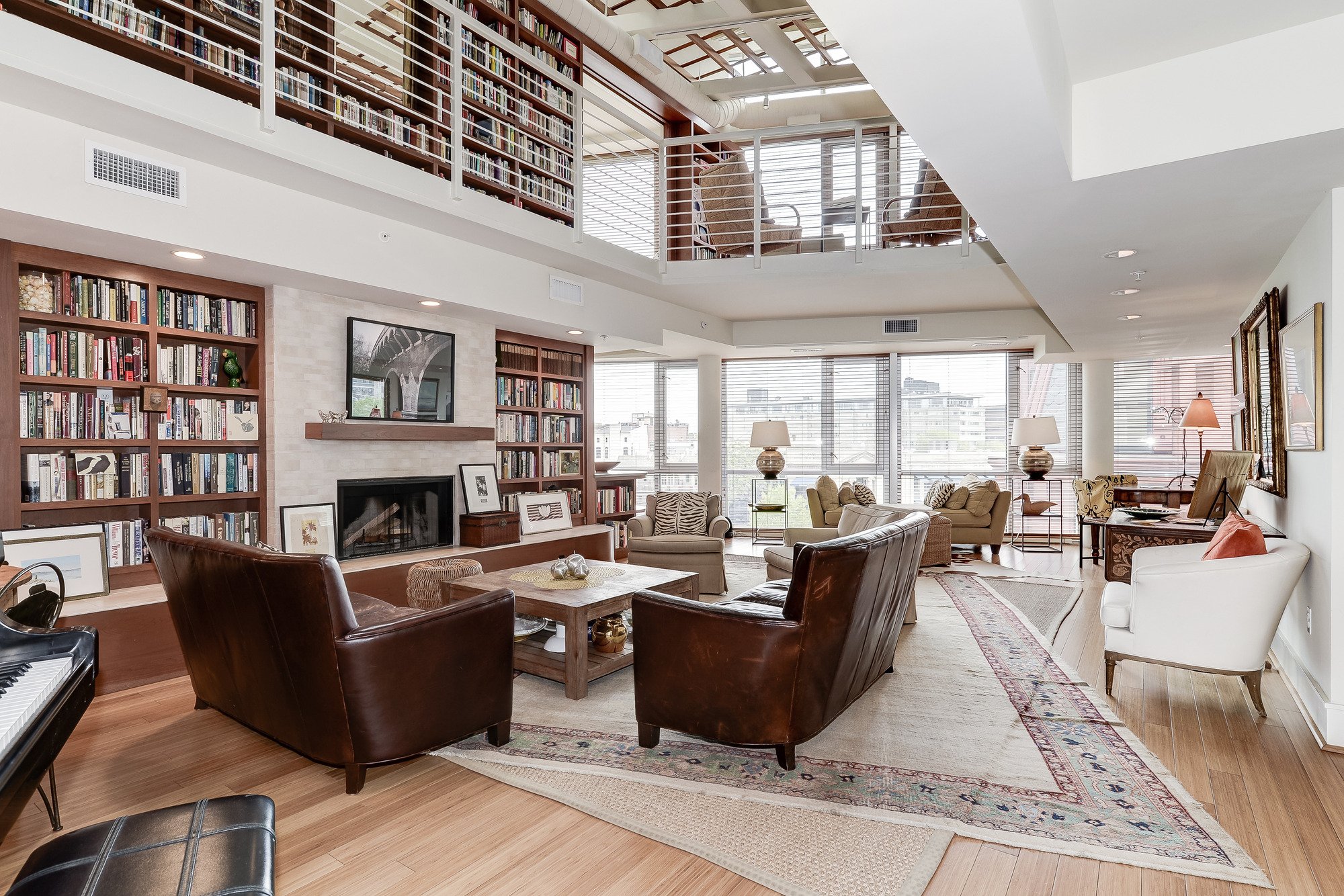 A view of the loft-style condo from the other side. 