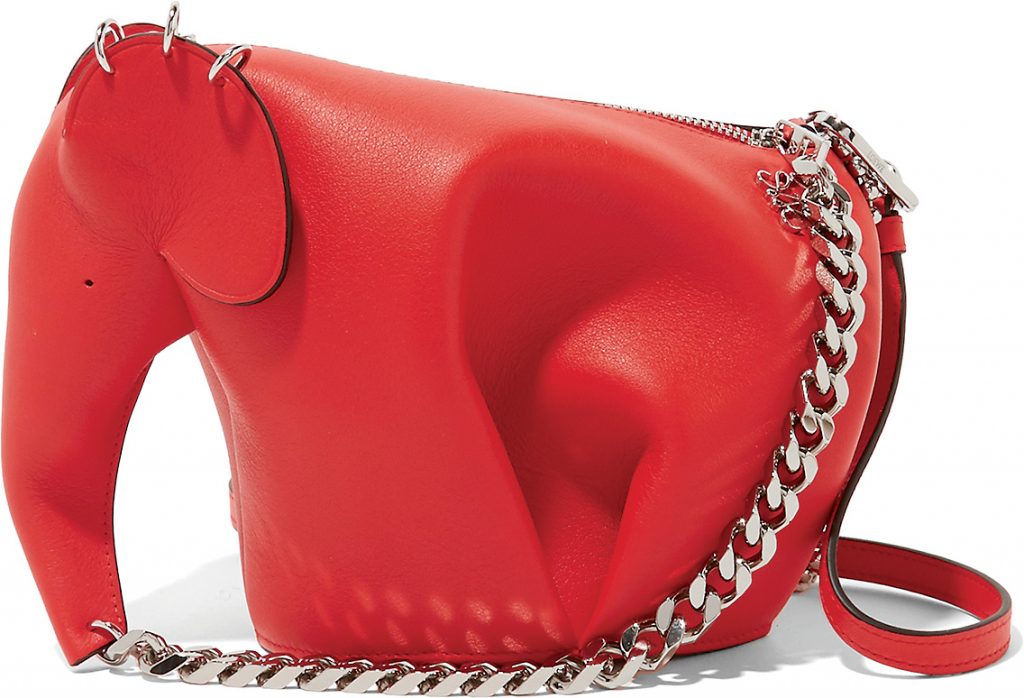 Trunk Show Loewe’s elephant shoulder bag