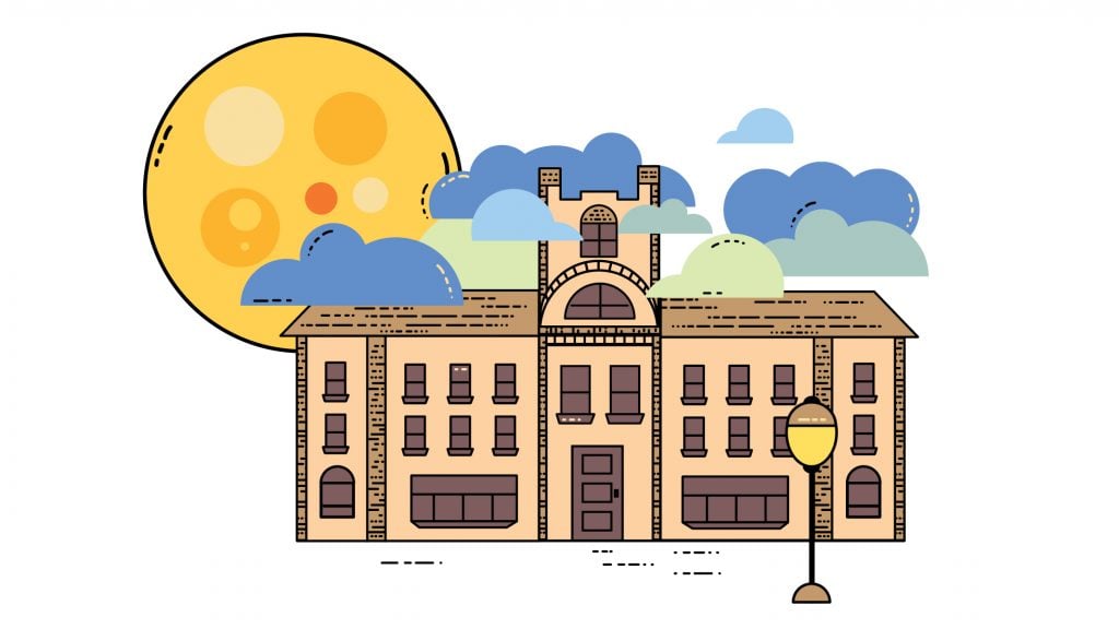 DC Ghost Stories - Washingtonian Illustration by Phong Nguyen