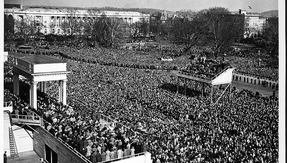truman-inaguration - Washingtonian Harry S. Truman's Inauguration for a second term as President, 1949.