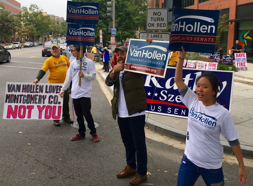 van-hollen-szeliga-debate-people-outside