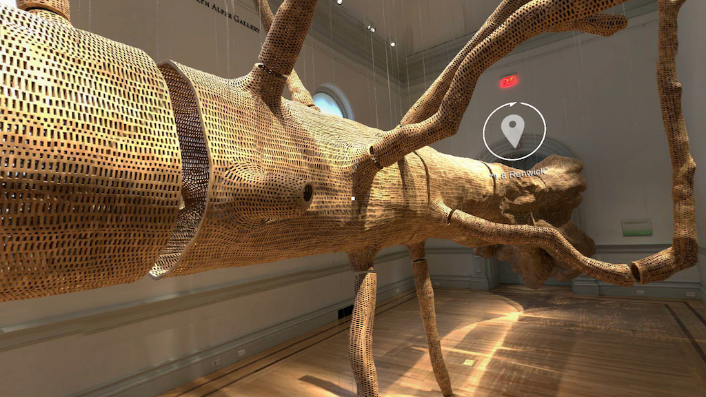 Screenshot from “Renwick Gallery WONDER 360"