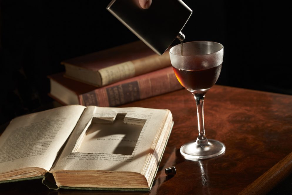 Columbia Room Has a Cocktail Literally Made With Old Books